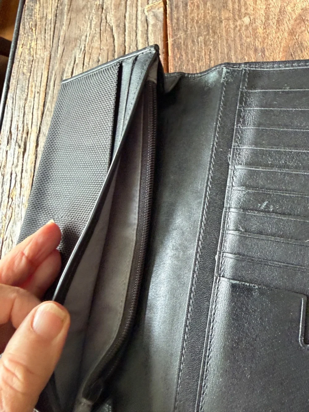 TUMI Alpha Slg Breast Pocket Wallet | Black - Picture 6 of 9